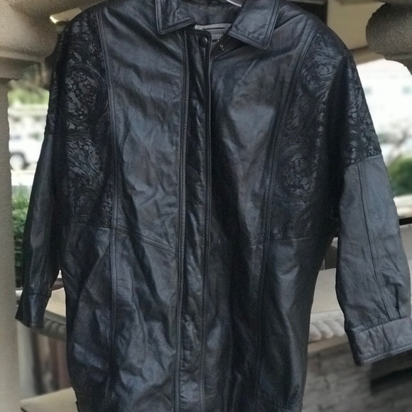 Vintage Women's Pelle Studio Leather Jacket sz L - Picture 2 of 8